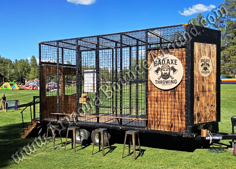 Mobile Axe Throwing Trailer Phoenix Arizona